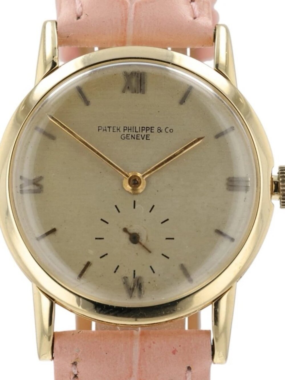 Patek Philippe Calatrava Pink Dial 18k Rose Gold 29mm Manual Wind Womens